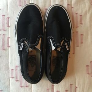 BLACK VANS SIZE 7